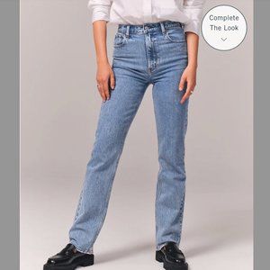 Abercrombie 90s Ultra High Rise Straight Jeans